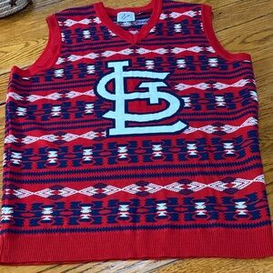 Klew brand St. Louis Cardinals lightweight sweater vest. Men’s XL